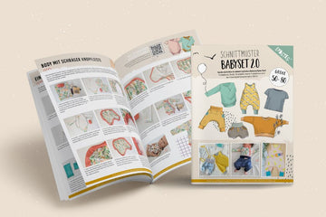 Papierschnittmuster "Babyset 2.0" von Lybstes (Gr. 50-80)
